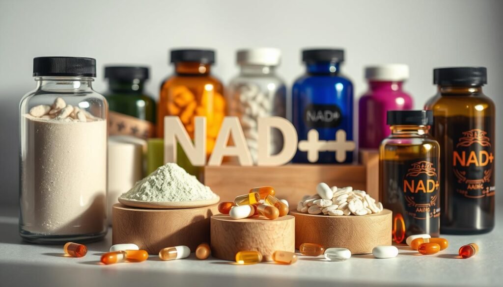 NAD+ supplements forms NAD+ supplements forms