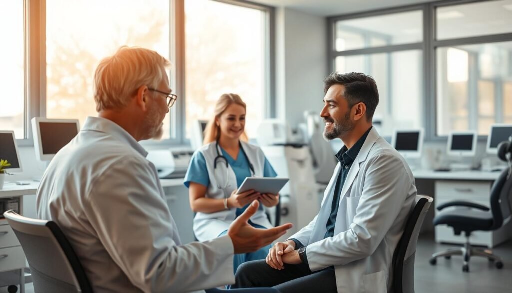 consulting healthcare professionals