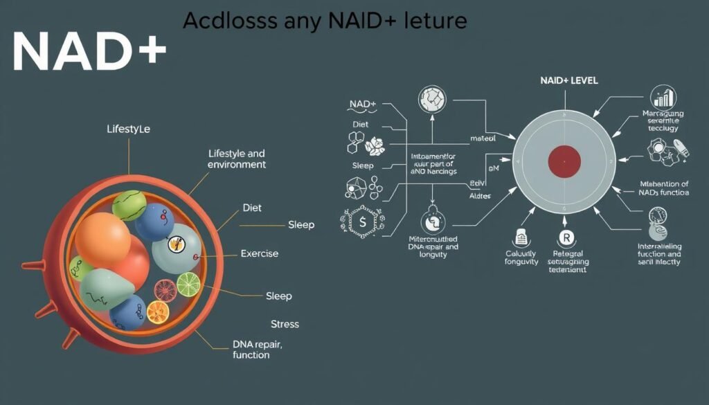 factors affecting NAD+ levels factors affecting NAD+ levels
